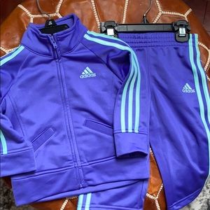 Adidas toddler track suit